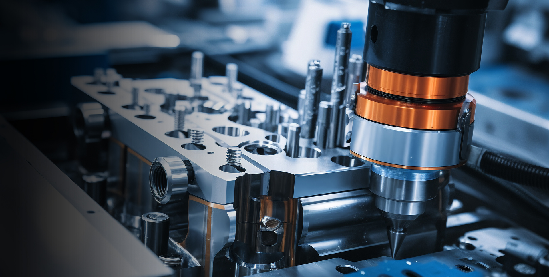 Conduit Welding Equipment for Compressor Housings.